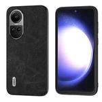 For OPPO Reno10 Pro Global ABEEL Dream Litchi Texture PU Phone Case(Black)