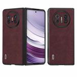 For Huawei Mate X5 ABEEL Dream Litchi Texture PU Phone Case(Purple)