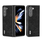For Samsung Galaxy Z Fold5 ABEEL Dream Litchi Texture PU Phone Case(Black)