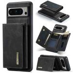 For Google Pixel 8 Pro DG.MING M1 Series 3-Fold Multi Card Wallet + Magnetic Phone Case(Black)