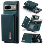 For Google Pixel 8A DG.MING M1 Series 3-Fold Multi Card Wallet + Magnetic Phone Case(Green)