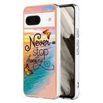 For Google Pixel 8 Electroplating IMD TPU Phone Case(Dream Butterfly)