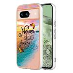 For Google Pixel 8a Electroplating IMD TPU Phone Case(Dream Butterfly)