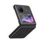 For vivo X Flip  Litchi Texture All Inclusive Shockproof Protective Phone Case(Black)