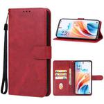 For OPPO A2 Pro Leather Phone Case(Red)