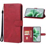 For OPPO Reno 11 China Leather Phone Case(Red)