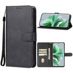 For OPPO Reno 11 Pro China Leather Phone Case(Black)