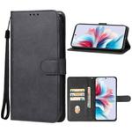 For OPPO F25 Pro Leather Phone Case(Black)