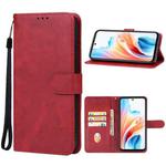 For OPPO A1i 5G Leather Phone Case(Red)