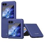 For Samsung Galaxy Z Flip5 Skin Feel Shockproof PC Fold Protective Phone Case(Blue)