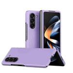 For Samsung Galaxy Z Fold5 Skin Feel Shockproof PC Fold Protective Phone Case(Purple)
