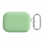 For AirPods Pro PC Lining Silicone Bluetooth Earphone Protective Case(Mint Green)