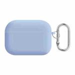 For AirPods Pro PC Lining Silicone Bluetooth Earphone Protective Case(Lilac)