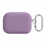 For AirPods Pro PC Lining Silicone Bluetooth Earphone Protective Case(Blackcurrant)