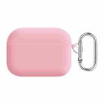 For AirPods 3 PC Lining Silicone Bluetooth Earphone Protective Case(Pink)