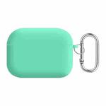 For AirPods 3 PC Lining Silicone Bluetooth Earphone Protective Case(Spearmint Green)