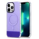 For iPhone 13 Pro Max PC + TPU IMD MagSafe Magnetic Phone Case(Purple)
