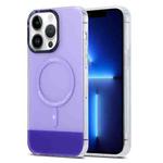 For iPhone 13 Pro PC + TPU IMD MagSafe Magnetic Phone Case(Purple)