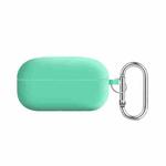 For Samsung Galaxy Buds Live / Buds2 Pro PC Lining Silicone Bluetooth Earphone Protective Case(Spearmint Green)