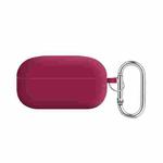 For Samsung Galaxy Buds Live / Buds2 Pro PC Lining Silicone Bluetooth Earphone Protective Case(Rose Red)