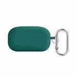 For Samsung Galaxy Buds Live / Buds2 Pro PC Lining Silicone Bluetooth Earphone Protective Case(Dark Green)