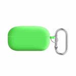 For Samsung Galaxy Buds Live / Buds2 Pro PC Lining Silicone Bluetooth Earphone Protective Case(Fluorescent Green)