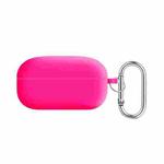 For Samsung Galaxy Buds Live / Buds2 Pro PC Lining Silicone Bluetooth Earphone Protective Case(Fluorescent Rose)