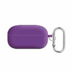 For Samsung Galaxy Buds Live / Buds2 Pro PC Lining Silicone Bluetooth Earphone Protective Case(Purple)