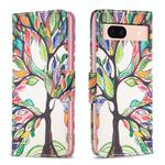 For Google Pixel 8A Colored Drawing Pattern Leather Phone Case(Tree Life)