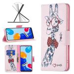 For For Xiaomi Redmi Note 12S 4G / Note 11 Colored Drawing Pattern Leather Phone Case(Deer)