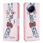 For Xiaomi Civi 3 5G Colored Drawing Pattern Leather Phone Case(Deer)