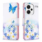 For Xiaomi Redmi Note 13 Pro+ Colored Drawing Pattern Leather Phone Case(Butterfly Love)