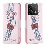 For Xiaomi Redmi Note 13 Colored Drawing Pattern Leather Phone Case(Deer)