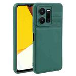 For vivo Y02s Twill Texture TPU Shockproof Phone Case(Green)