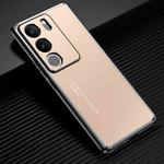 For vivo S17 Frosted Metal Phone Case(Gold)