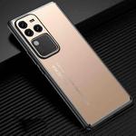 For vivo S18 Pro Frosted Metal Phone Case(Gold)