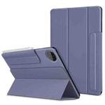 For Huawei Matepad 11 2021 3-fold Double-sided Clip Buckle Magnetic Smart Tablet Case(Lavender)