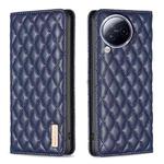 For Xiaomi Civi 3 5G Diamond Lattice Magnetic Leather Flip Phone Case(Blue)