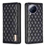 For Xiaomi Civi 3 5G Diamond Lattice Magnetic Leather Flip Phone Case(Black)