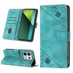 For Xiaomi Redmi Note 13 Pro 5G Global Skin Feel Embossed Leather Phone Case(Green)