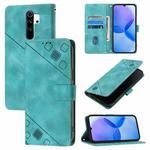 For Xiaomi Redmi Note 8 Pro Skin Feel Embossed Leather Phone Case(Green)