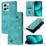 For Xiaomi Redmi Note 12 4G Global Skin Feel Embossed Leather Phone Case(Green)