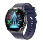 TK20 1.39 inch IP68 Waterproof Silicone Band Smart Watch Supports ECG / Remote Families Care / Body Temperature Monitoring(Blue)