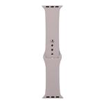 For Apple Watch Series 8&7 41mm / SE 2&6&SE&5&4 40mm / 3&2&1 38mm Silicone Watch Band, Long Section (Men)(Lavender Purple)