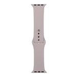 For Apple Watch Ultra 49mm / Series 8&7 45mm / SE 2&6&SE&5&4 44mm / 3&2&1 42mm Silicone Watch Band, Long Section (Men)(Lavender Purple)
