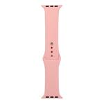 For Apple Watch Ultra 49mm&Watch Ultra 2 49mm / Series 9&8&7 45mm / SE 3&SE 2&6&SE&5&4 44mm / 3&2&1 42mm Silicone Watch Band, Long Section (Men)(Pink)