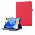 For Huawei MatePad 11 2023 Fabric Leather Tablet Case(Red)
