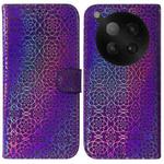 For Infinix Zero 40 4G / 5G Colorful Magnetic Buckle Leather Phone Case(Purple)