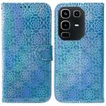 For Infinix Note 50 4G / Note 50 Pro 4G Colorful Magnetic Buckle Leather Phone Case(Blue)