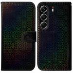 For Tecno Camon 40 Colorful Magnetic Buckle Leather Phone Case(Black)